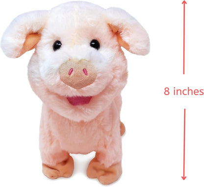 Barnyard Buddies Pig Animated Piggy Stuffed Animal Plush Toy