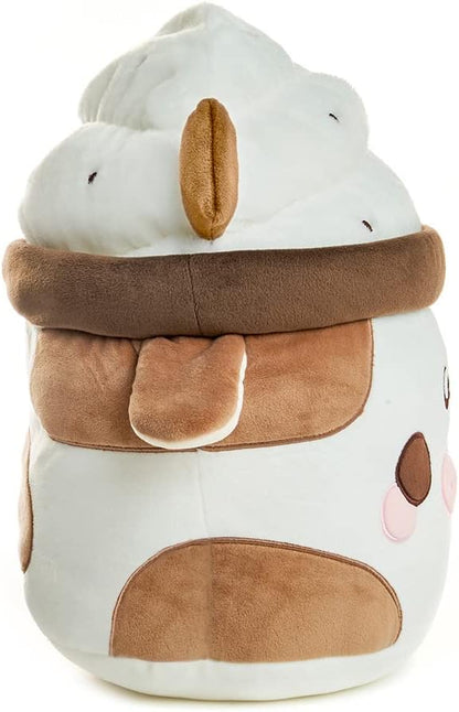 Plush Goals - Chocolate Mooshake Super Soft Cute Kawaii Cow Dessert