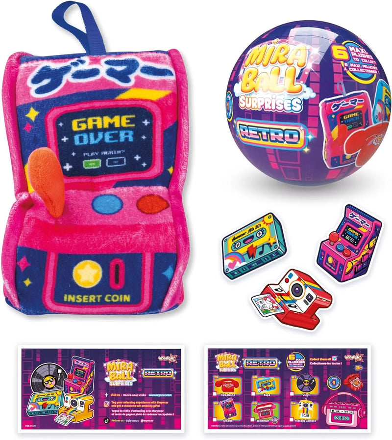 Miraball Surprises Retro, Assorted Characters - Surprise Unboxing Fun, 3-in-1