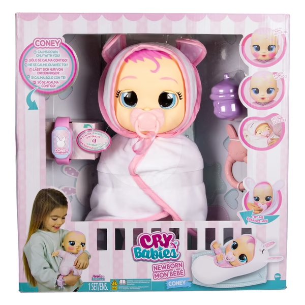 Cry Babies New Born Doll - Coney - The Toy Store, Best Toys in Lebanon