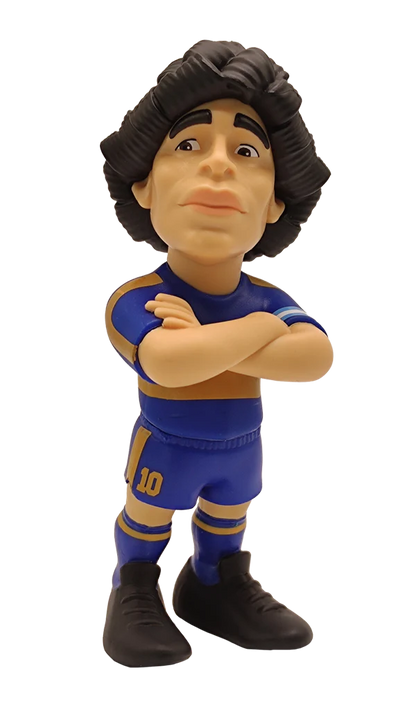 Football Diego Maradona Blue and Yellow Figure