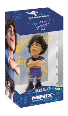 Football Diego Maradona Blue and Yellow Figure