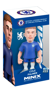 Cole Palmer Minix collectible figure, blue jersey, boxed, official Chelsea licensing