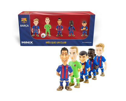 Football FC Barcelona Team 4 7cm Figures Pack of 5