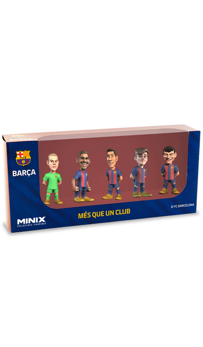 Football FC Barcelona Team 4 7cm Figures Pack of 5