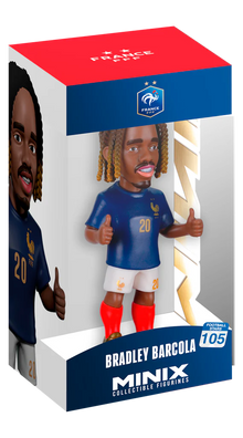 Football France World Cup Bradley Barcola Figure
