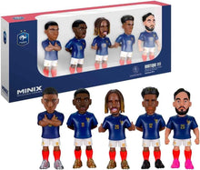 France football mini figure set, 7cm players, pack of 5, in display box