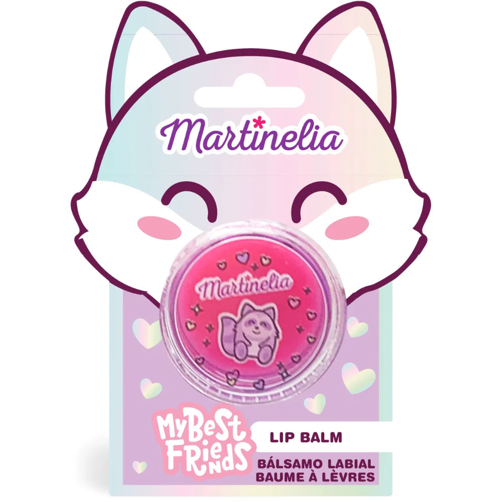 World Lip balm von Martinelia, My Best Friends, rosafarbener Lippenbalsam