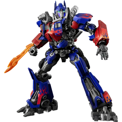 Transformers Classic Optimus Prime Actionfigur mit Waffen, blaue und rote Rüstung