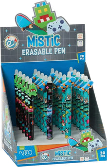 Mistic Erasable Pen, Blue 0.5mm, Gaming