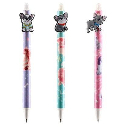 Mistic Erasable pen Blue 0.5mm French bulldog