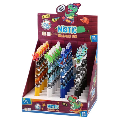 Mistic Erasable pen Blue 0.5mm Dino skate