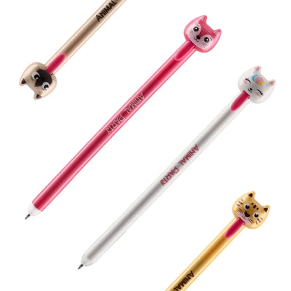 Scribble Erasable gel pen Blue 0.7mm Cat