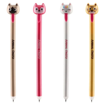Scribble Erasable gel pen Blue 0.7mm Cat
