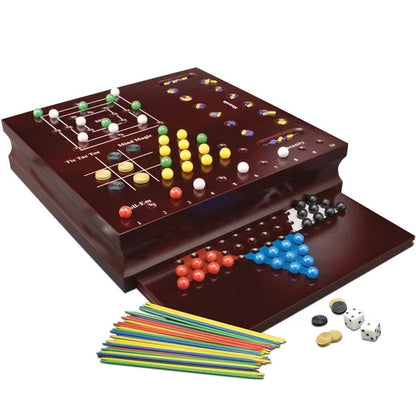 Case of 10 Wooden Games