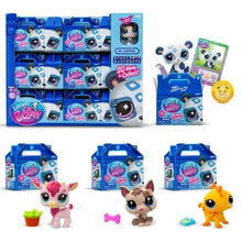 Pet surprise boxed display set with multiple character figures and packaging cards
