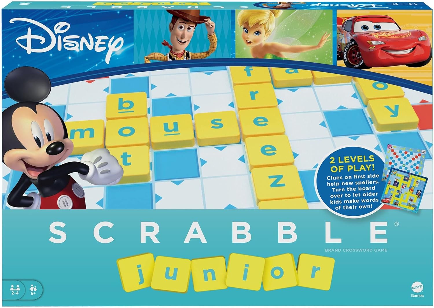 Mattel Scrabble Junior Disney Edition The Toy Store - Toys