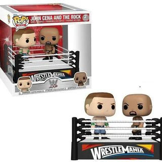 Cena vs The Rock WrestleMania Moment Funko Pop