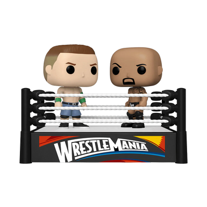 Cena vs The Rock WrestleMania Moment Funko Pop