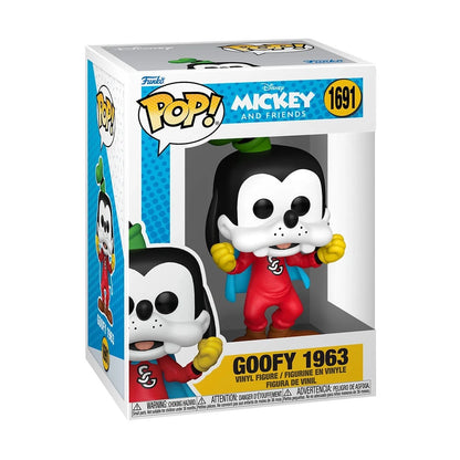 Goofy 1963 Pop! vinyl figure in retail box with character window and logo