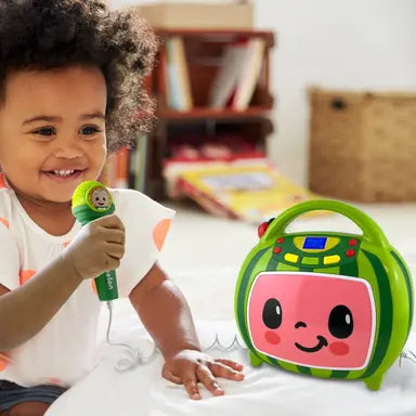 eKids Cocomelon Karaoke , Microphone and Built-in Music