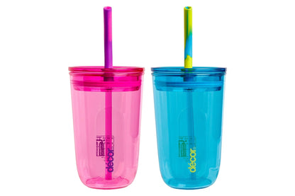 Reusable Tritan Tumbler 500ml, Assorted 1 Cup