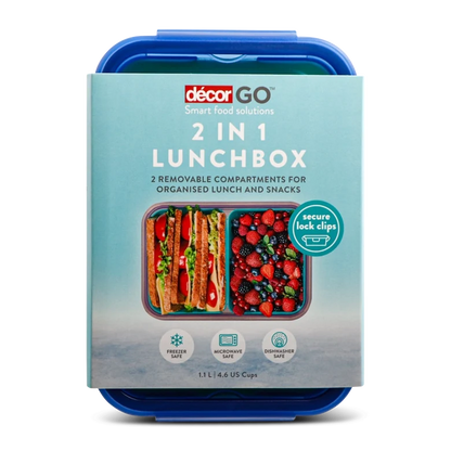 Go 2-in-1 Lunch Box 1.1L