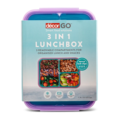 Go 3-in-1 Lunch Box 1.3L