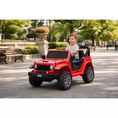 Large Jeep Wrangler Rubicon Lift 4x200W 24V Red
