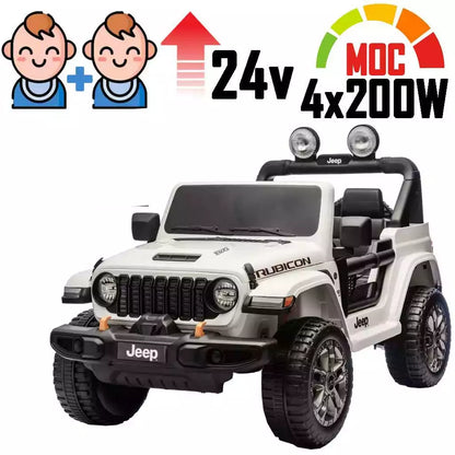 Licensed 2018-2019 Jeep Rubicon White or Red