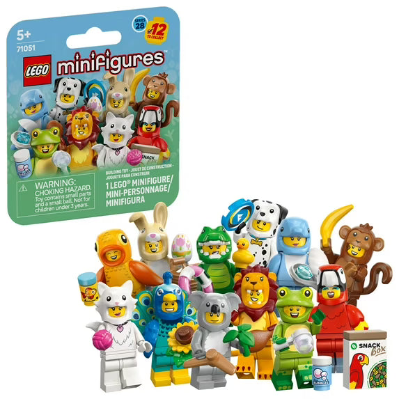 LEGO minifigures Animals Series collectible set with multiple animal-themed mini figures