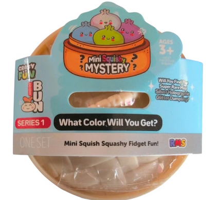 RMS Glitter Dumpling Squishy mystery mini in blister, ages 3+