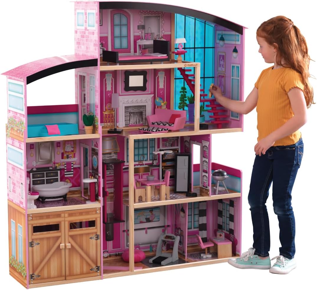 KidKraft Wooden Dollhouse Shimmer Mansion  - The Toy Store, Best Toys in Lebanon