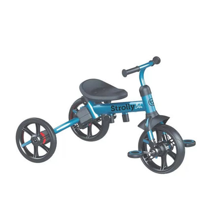 Yvolution Strolly Bike – Grey/Blue