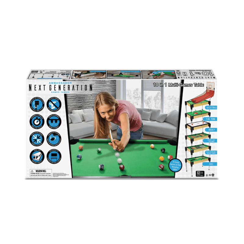 4 in 1 Combo Games Table