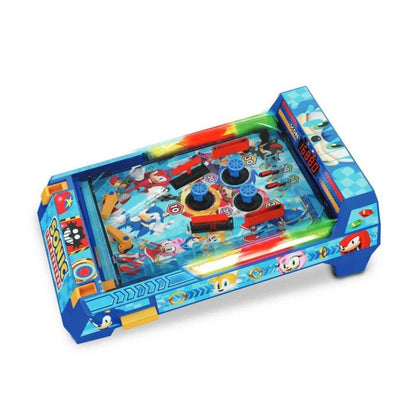 Sonic Arcade Pinball Premium Series tabletop pinball game with colorful art and flippers