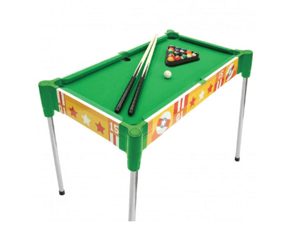 Table/Top Pool 82 cm green felt tabletop pool table with rails and legs