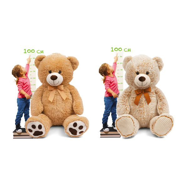 Giant 100cm Teddy Bear - AMI Plush - The Toy Store