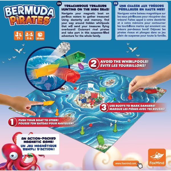 Bermuda Pirates Board Game - Asmodee - The Toy Store