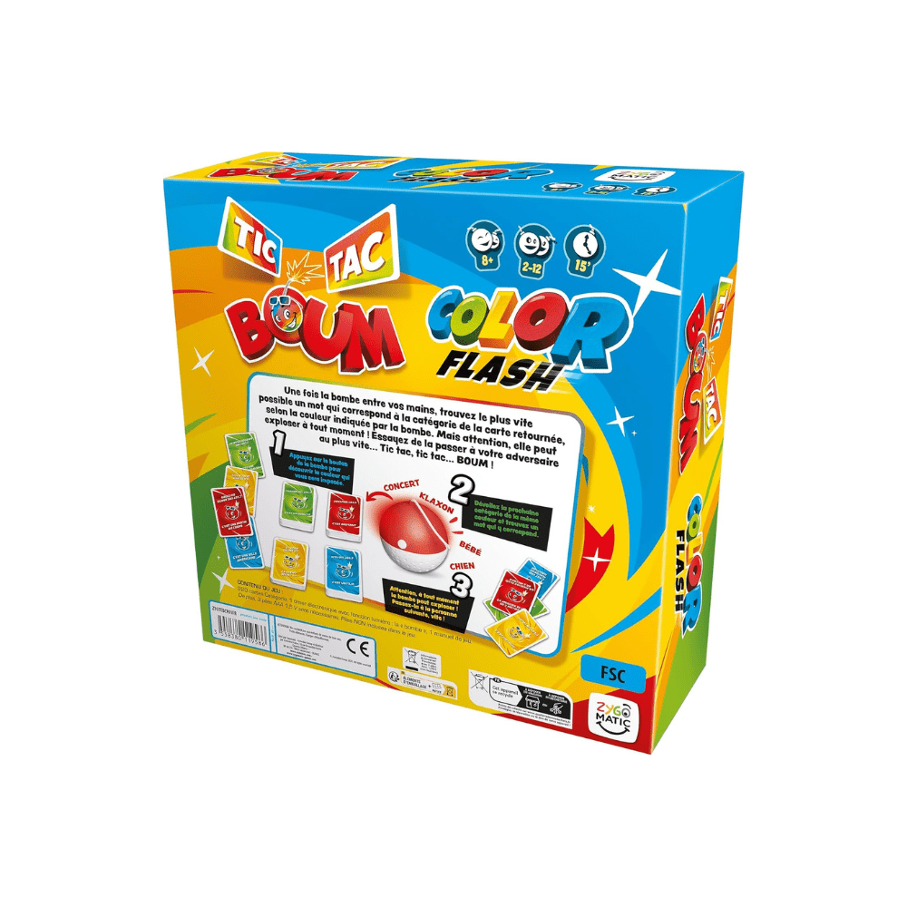 Tic Tac Boom Color Flash Game - Asmodee - The Toy Store