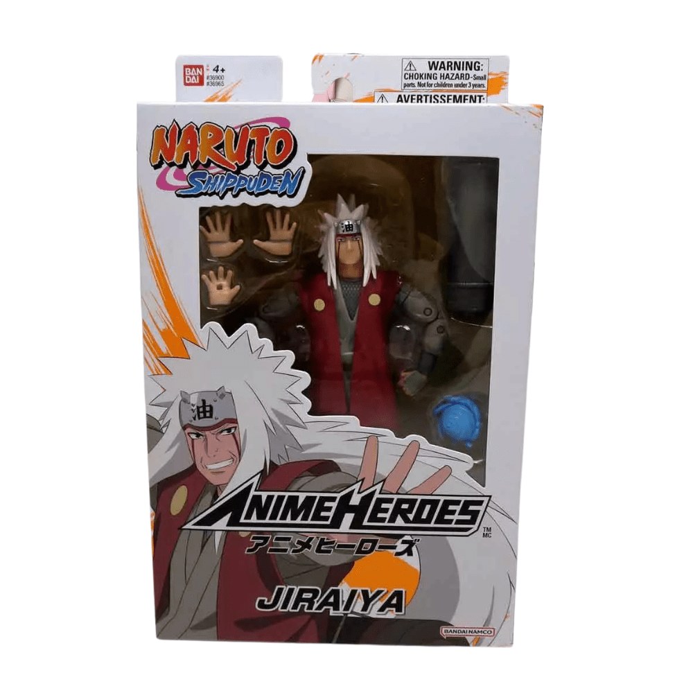 Anime Heroes Naruto - Jiraiya Figure - Bandai - The Toy Store