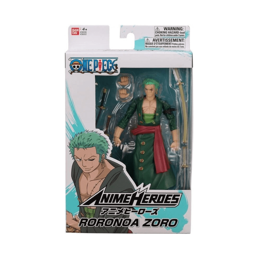 Anime Heroes One Piece Roronoa Zoro - Bandai - The Toy Store