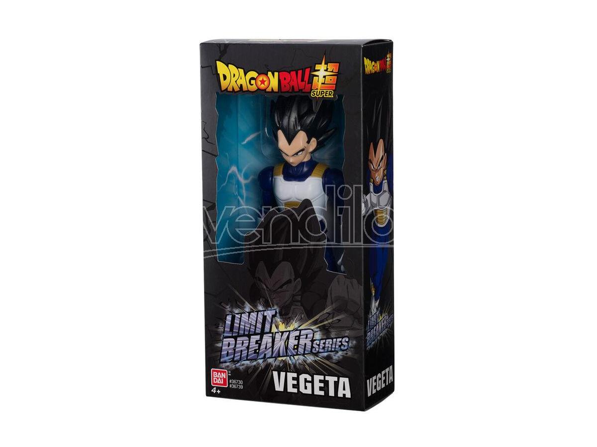 Dragon Ball Super Limit Breaker Series Vegeta figure box with blue character art