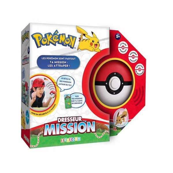 Pokémon Trainer Mission toy box with large Poké Ball and Pikachu artwork