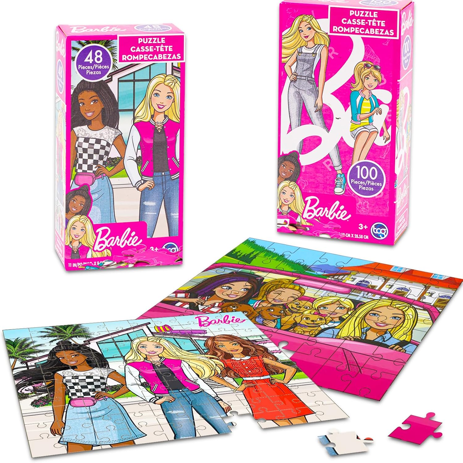 10 - in - 1 Multipack Puzzle Assortment - Barbie - The Toy Store