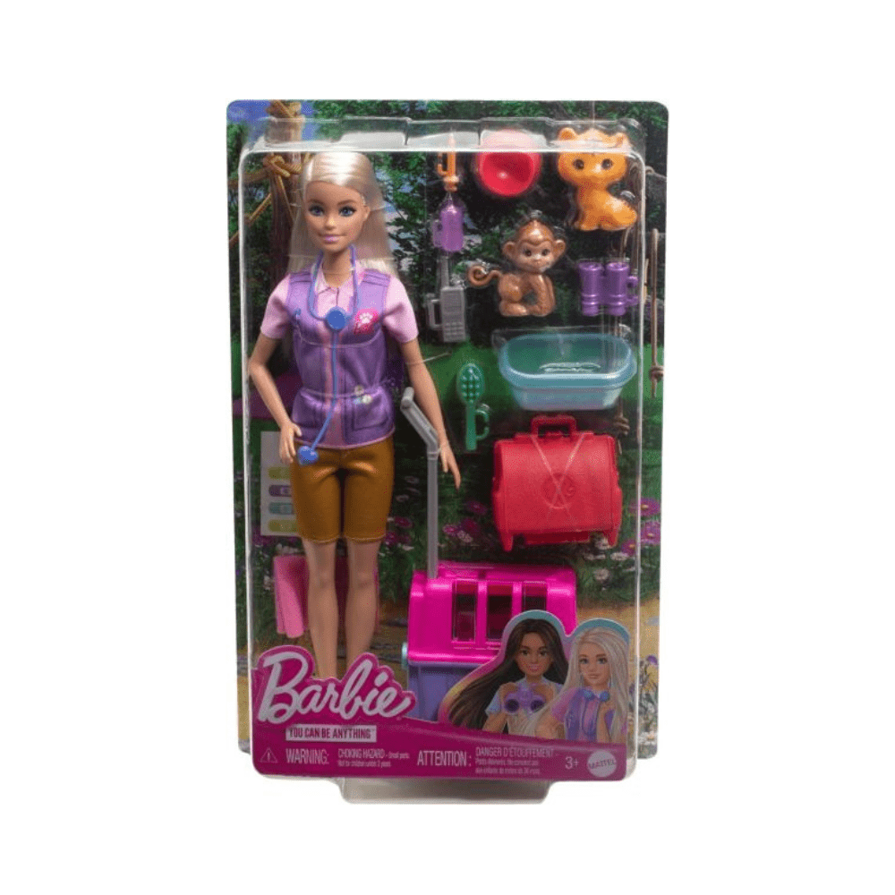 Animal Rescue and Recover Doll - Barbie - The Toy Store