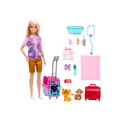 Animal Rescue and Recover Doll - Barbie - The Toy Store