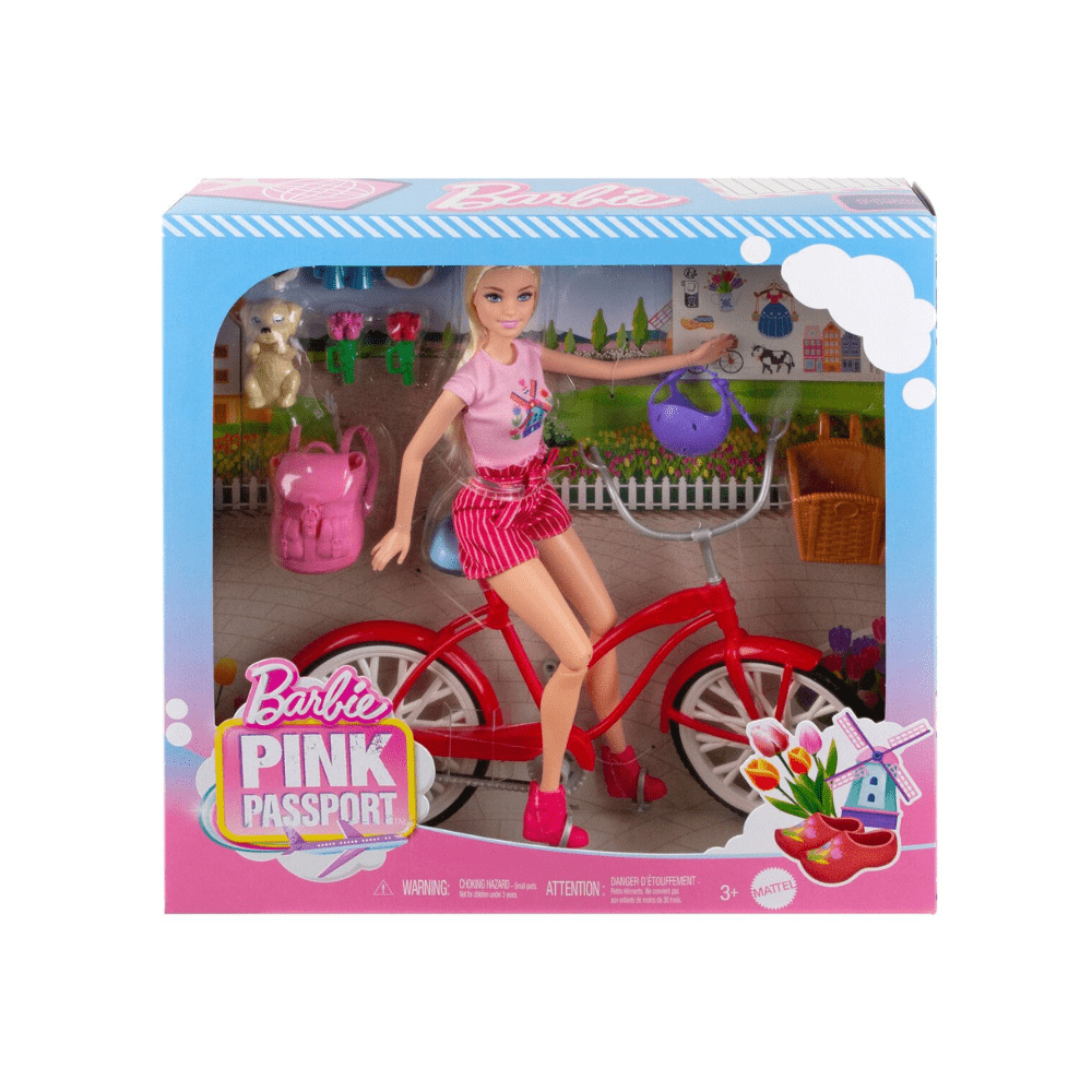 Bicycle with Doll Seat - Barbie - The Toy Store