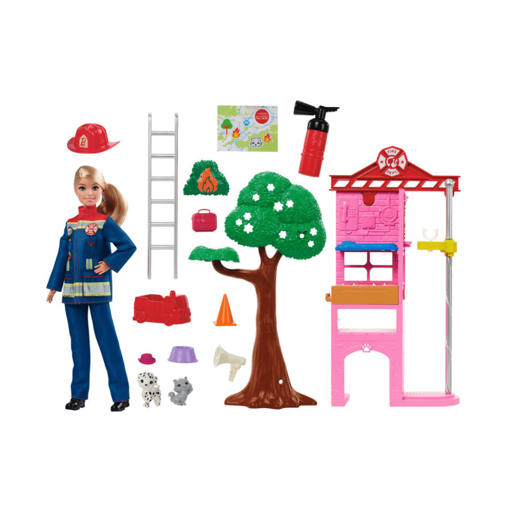 Careers Firefighter Doll & Playset - Barbie - The Toy Store