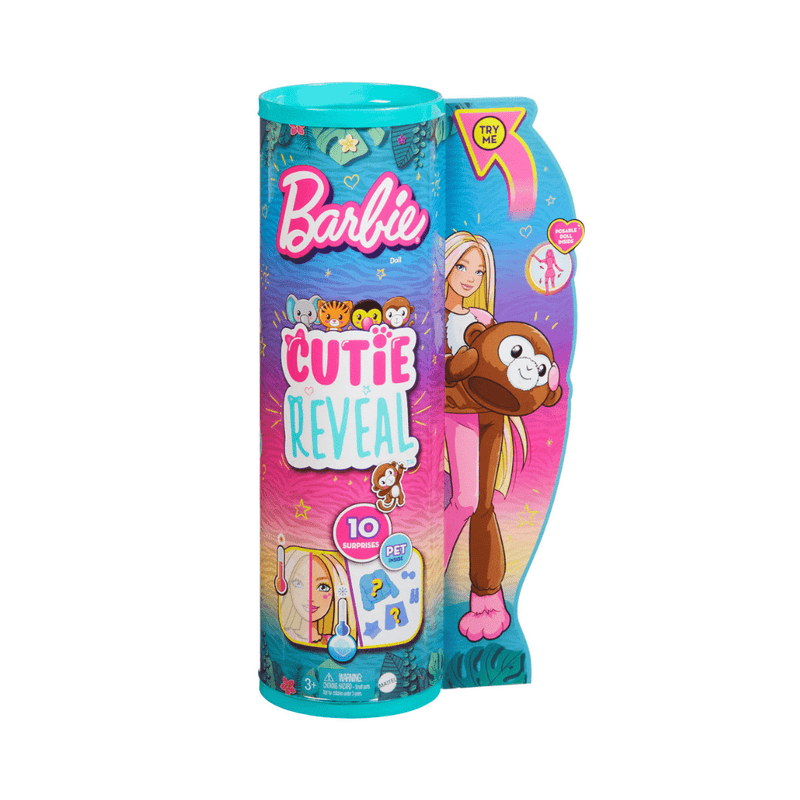 Cutie Reveal Jungle Series Monkey Doll